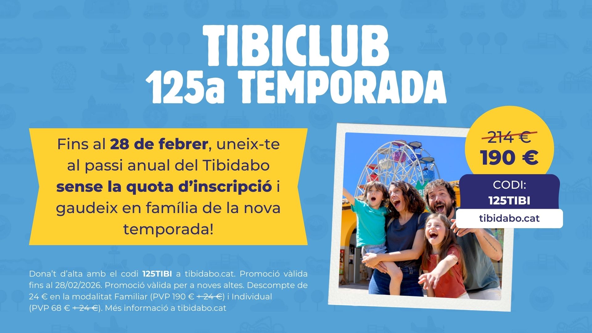 Tibidabo TibiClub Promoció Promoción Barcelona