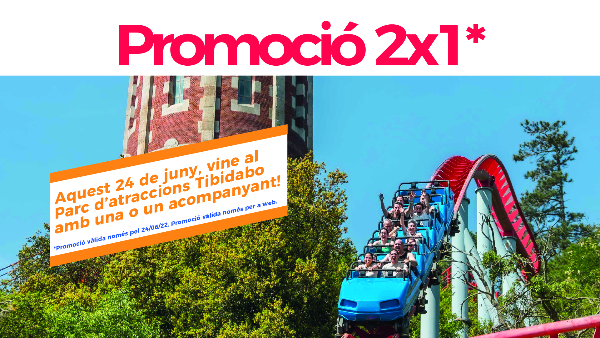 Parc d'atraccions Tibidabo Barcelona 2x1