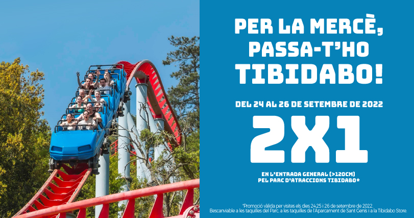 Parc d'atraccions Tibidabo Parque de atracciones Tibidabo Tibidabo Amusement Park 2x1 Mercè Barcelona