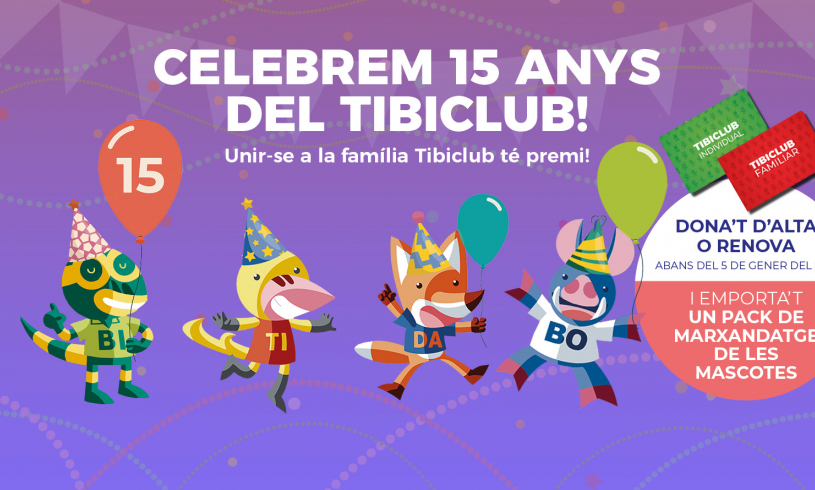 Tibidabo, Tibiclub, abonament anual, carnet Tibiclub, 15 anys Tibiclub, Parc Tibidabo, Parc d'atraccions Tibidabo, Parque de atracciones Tibidabo, Tibidabo Amusement Park