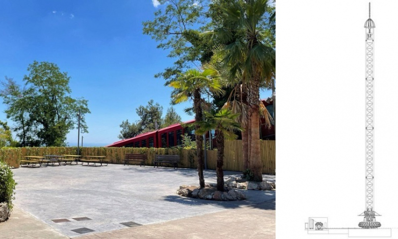Parc d'atraccions Tibidabo Caiguda lliure Barcelona
