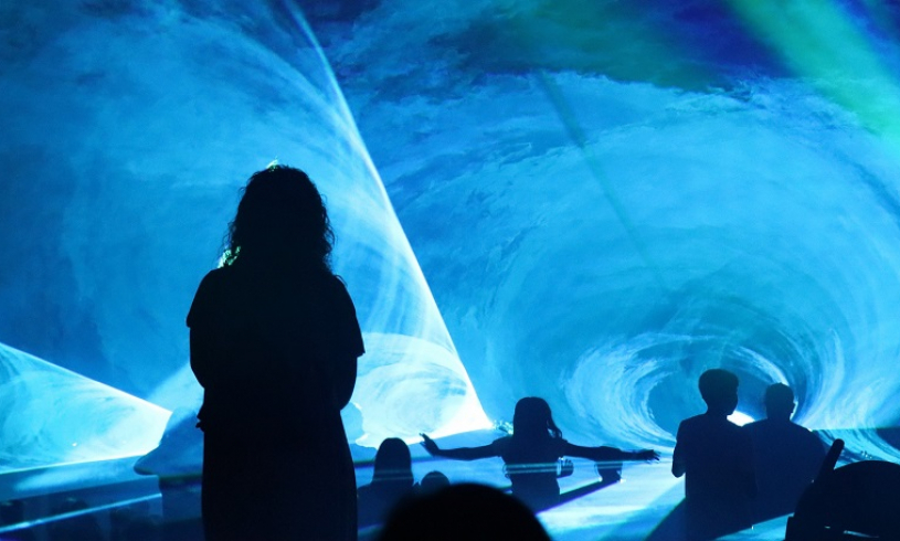 Parc d'atraccions Tibidabo Laser Show Barcelona